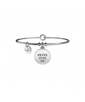 Bracciale NEVER GIVE UP - TENACIA Kidult Donna Kidult