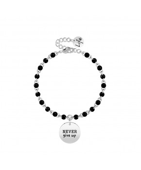 Bracciale NEVER GIVE UP - TENACIA Kidult Donna Kidult