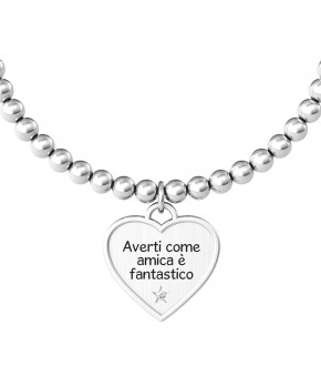 Bracciale CUORE - AMICIZIA Kidult Donna Kidult