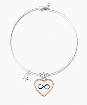 Bracciale CUORE - INFINITO Kidult Donna Kidult