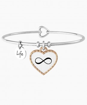 Bracciale CUORE - INFINITO Kidult Donna Kidult