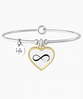 Bracciale CUORE - INFINITO Kidult Donna Kidult