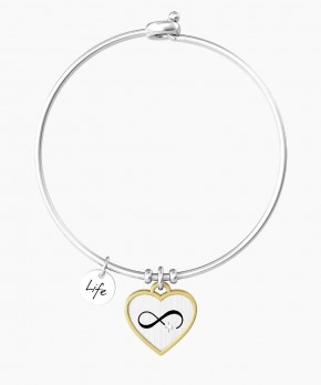 Bracciale CUORE - INFINITO Kidult Donna Kidult