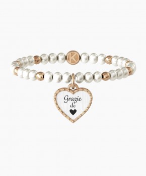 Bracciale CUORE - GRAZIE Kidult Donna Kidult