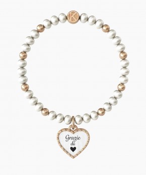 Bracciale CUORE - GRAZIE Kidult Donna Kidult