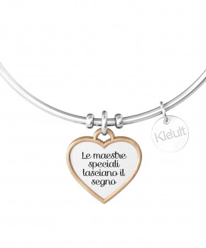 Bracciale CUORE - GRAZIE MAESTRA Kidult Donna Kidult