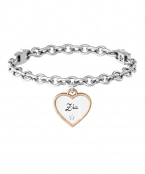 Bracciale CUORE - ZIA TI VOGLIO BENE Kidult Donna Kidult