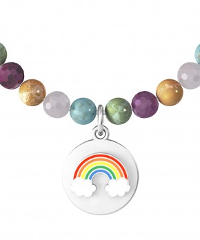 Bracciale ARCOBALENO - THINK POSITIVE Kidult Donna Kidult