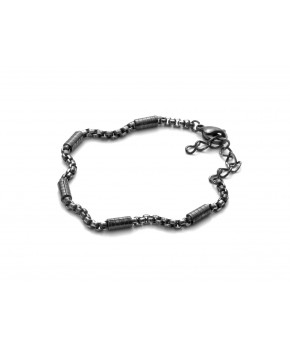 Bracciale BLACK CYLINDER 4US Cesare Paciotti Uomo 4us Cesare Paciotti