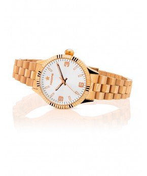 Orologio NEW LUXURY GOLD BIANCO Hoops Donna Hoops