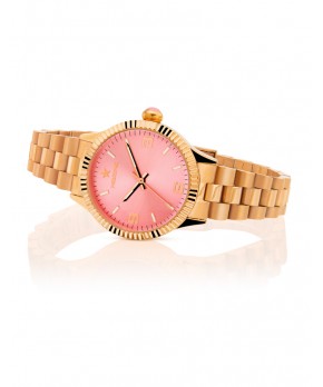 Orologio NEW LUXURY GOLD ROSA Hoops Donna Hoops