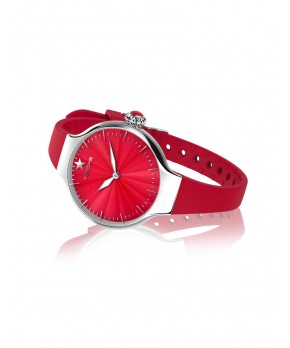 Orologio NOUVEAU CHÉRIE SLIDING BORGOGNA Hoops Donna Hoops