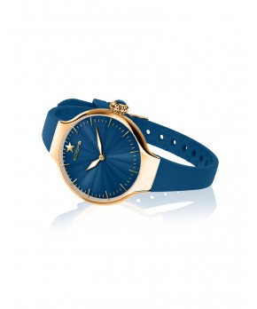 Orologio NOUVEAU CHÉRIE SLIDING GOLD CLASSIC BLUE Hoops Donna Hoops