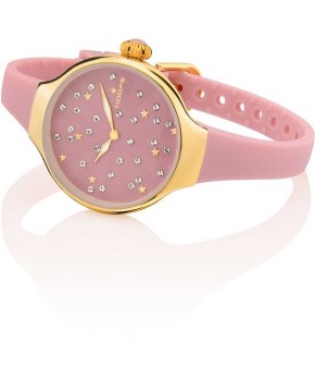 Orologio NOUVEAU CHÉRIE SLIDING STAR GOLD ROSA Hoops Donna Hoops