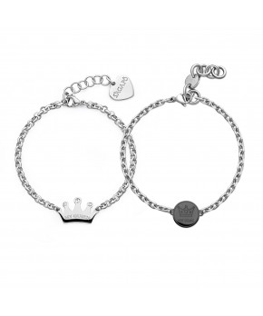 Set 2 Bracciali ME + YOU S’Agapõ Donna Uomo S'Agapõ