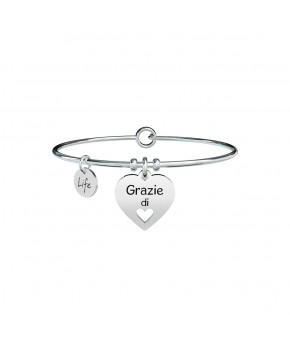 Bracciale CUORE - GRAZIE Kidult Donna Kidult