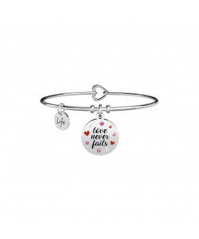 Bracciale LOVE NEVER FAILS Kidult Donna Kidult