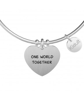 Bracciale MONDO A CUORE - FRATELLANZA Kidult Donna Kidult