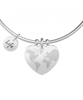 Bracciale MONDO A CUORE - FRATELLANZA Kidult Donna Kidult