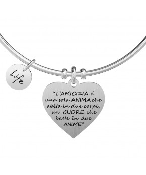 Bracciale L'AMICIZIA È UNA SOLA ANIMA Kidult Donna Kidult