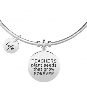 Bracciale TEACHERS PLANT SEEDS THAT GROW FOREVER Kidult Donna Kidult