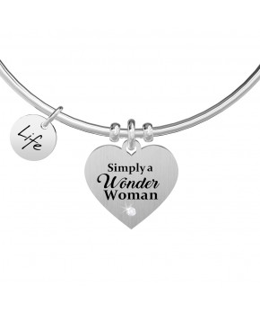 Bracciale CUORE - SIMPLY A WONDER WOMAN Kidult Donna Kidult