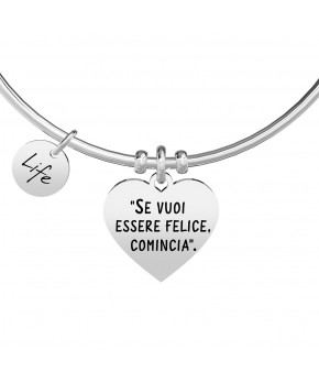 Bracciale SE VUOI ESSERE FELICE … Kidult Donna Kidult