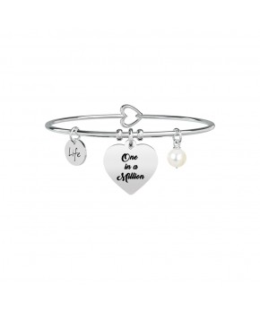 Bracciale CUORE - ONE IN A MILLION Kidult Donna Kidult