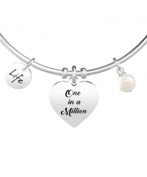 Bracciale CUORE - ONE IN A MILLION Kidult Donna Kidult