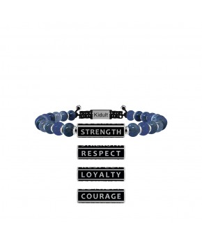 Bracciale STRENGTH, RESPECT, LOYALTY, COURAGE Kidult Uomo Kidult