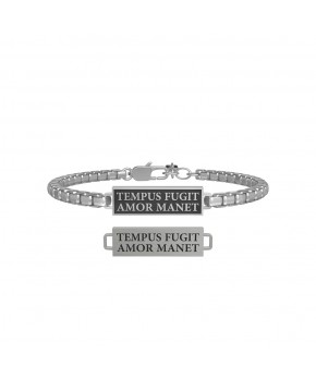 Bracciale TEMPUS FUGIT AMORE MANET Kidult Uomo Kidult