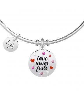 Bracciale LOVE NEVER FAILS Kidult Donna Kidult