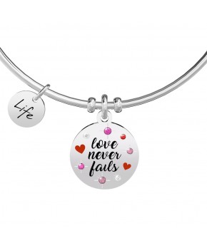 Bracciale LOVE NEVER FAILS Kidult Donna Kidult