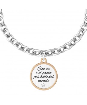 Bracciale CON TE È IL POSTO PIÙ BELLO DEL MONDO Kidult Donna Kidult