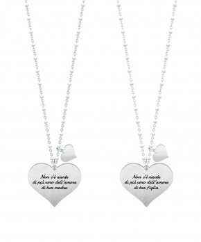 Set 2 Collane MAMMA FIGLIA - VERO AMORE Kidult Donna Kidult