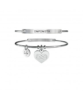 Bracciale CUORE - INFINITO Kidult Donna Kidult